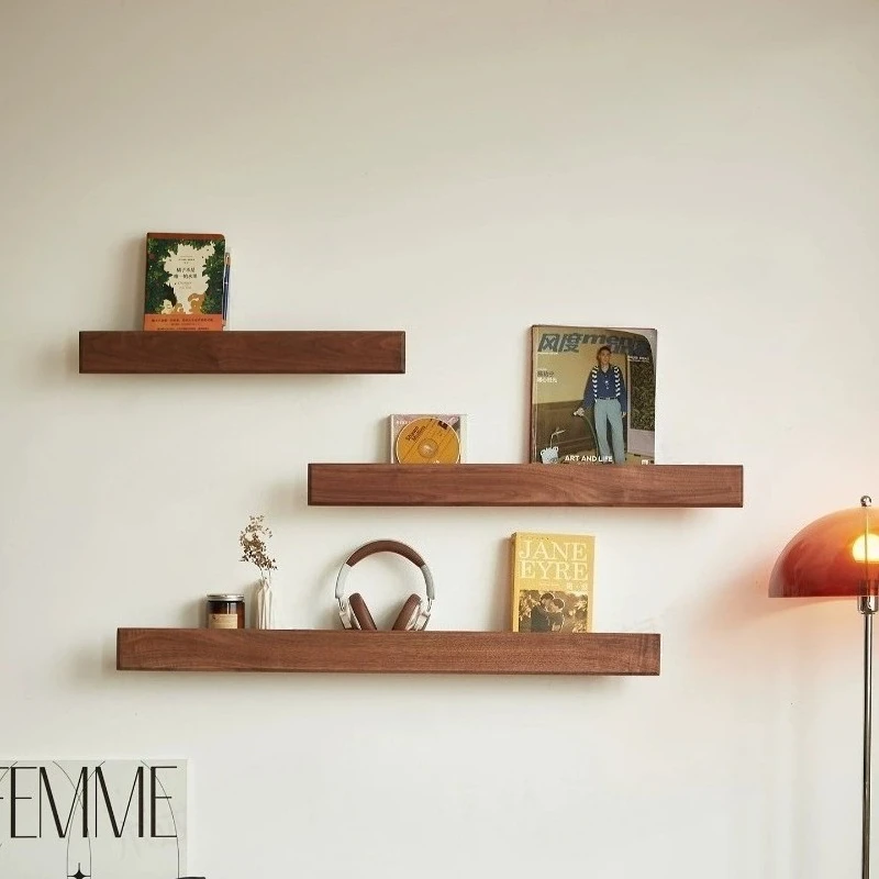 Wooden Storage Holders Retro Simple Smooth Storage Holders Environmental Handiness T-shaped Baffle Racks Decoration Accessories