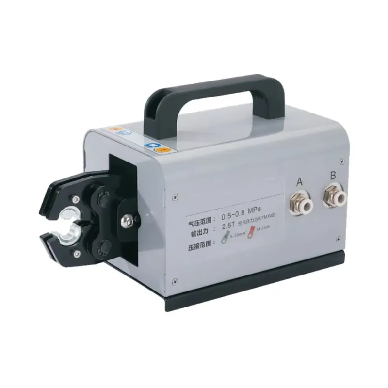 Machine à sertir les bornes de fil pneumatique SR-3FN 6-70 mm2, outil de sertissage de câbles USB Portable semi-automatique