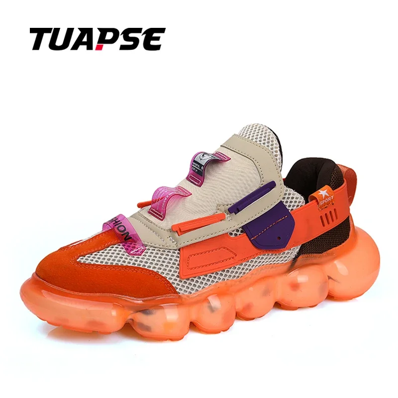 TUAPSE New Arrival Colorful Style Men Walking Shoes Lace Up Unisex Shoes Outdoor Woman Sneakers Comfortable Men Athletic Shoes