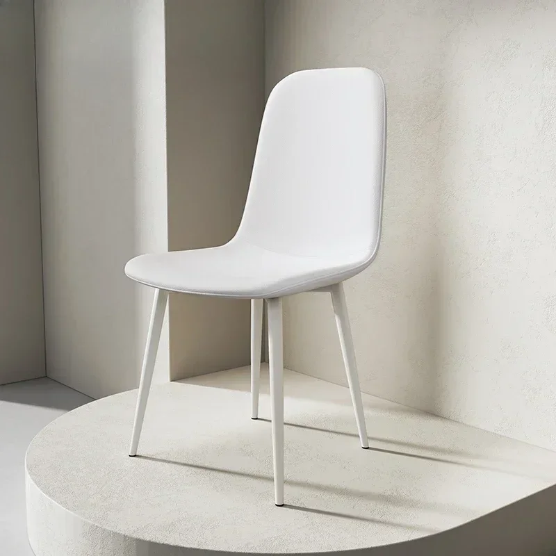 

Minimalism Cream Blast Dining Chairs Italian Domestic Simple Chairs Backrest Sillas Nordicas Living room furniture