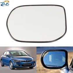 ZUK Left Right Outer Rearview Side Mirror Glasses Lens For HONDA CIVIC FA1 FD1 FD2 2006 2007 2008 2009 2010 2011