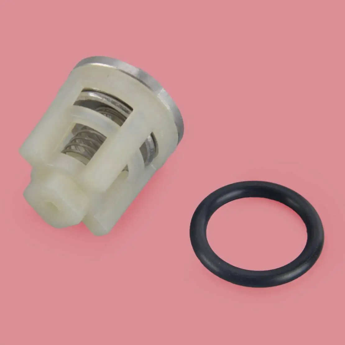 1.6x2cm Water Inlet Check Valve with O-Ring Repair Part Fit for Power High Pressure Cleaning Machine Car Washer Pump Head