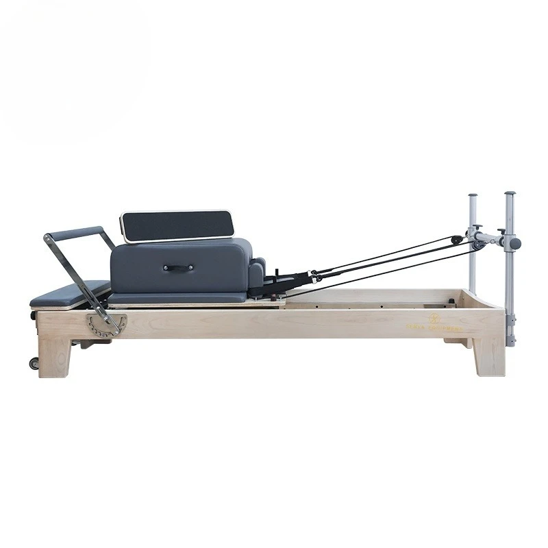 

YTYIN Professional Pilates Reformer for Home Use, Commercial Quality Wooden Reformer Machine for Gym & Studio
