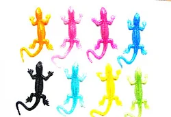 1pcs Novelty gag toys products Lizard animals slime Viscous Climbing Action Figure funny gadgets for kids prank