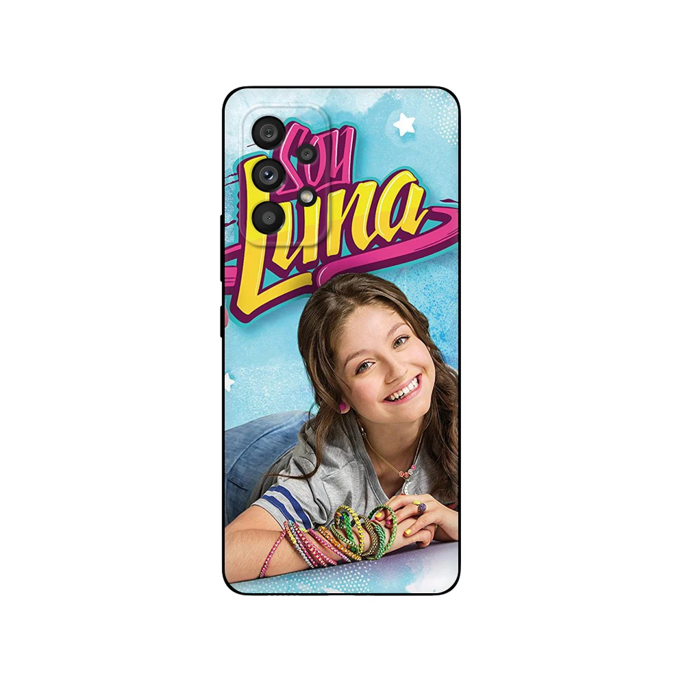 Soy Luna Girl Argentina Black Tpu Case For Samsung Galaxy A03 SM-A035 A03 Core A03S A13 A23 LTE A33 A53 A73 4G 5G