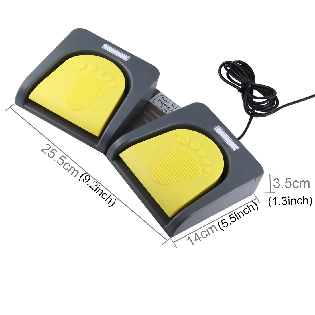 USB Dual Foot Switch, Custom Mouse Shortcut, Game Reset Pedal, Wireless Bluetooth Teleprompter Controller, Sampler Auxiliary Key