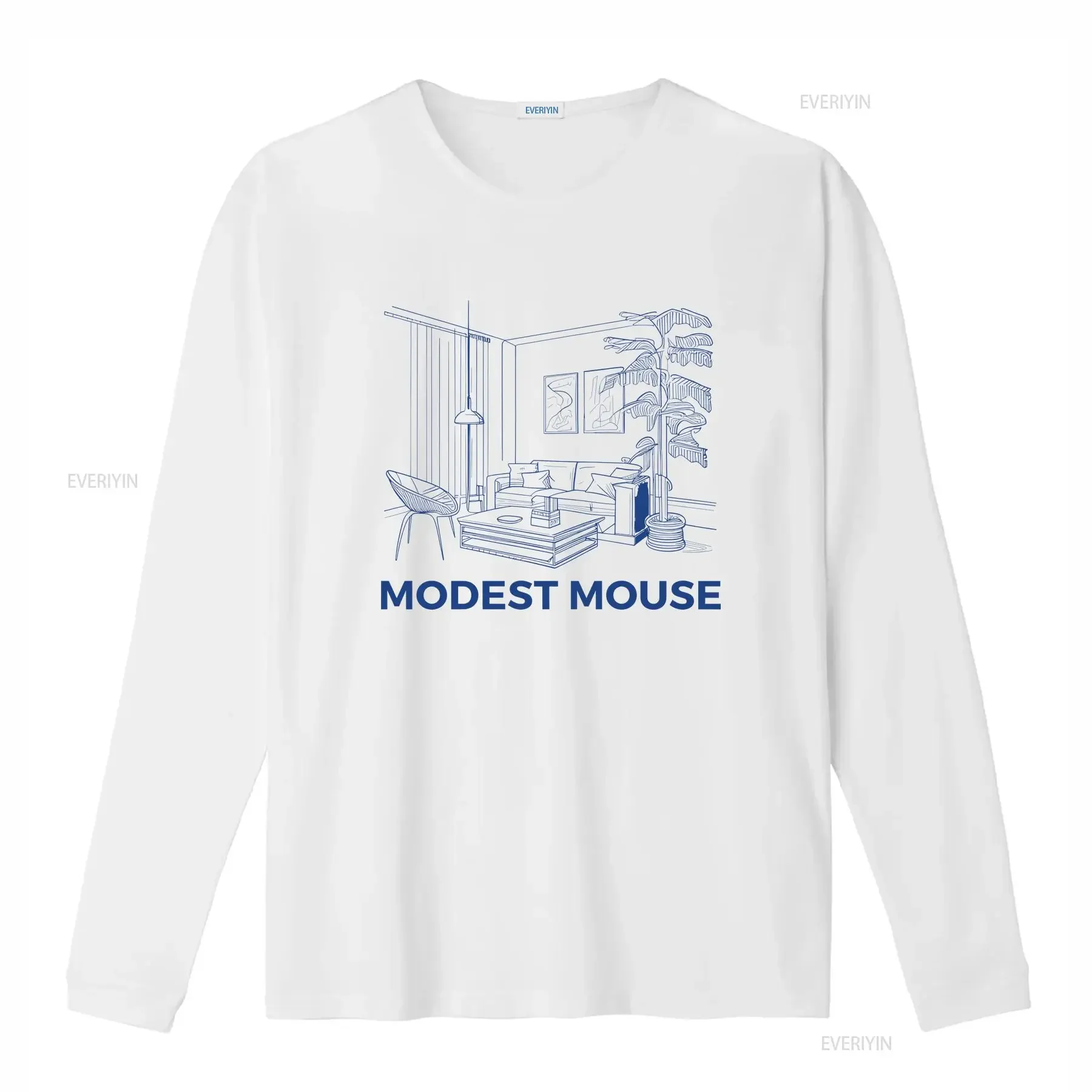 Modest Mouse shirt Float on T vintage Washed homme Top For Everyday Wear Casual Unisex Breathable Stretched graphic fashion