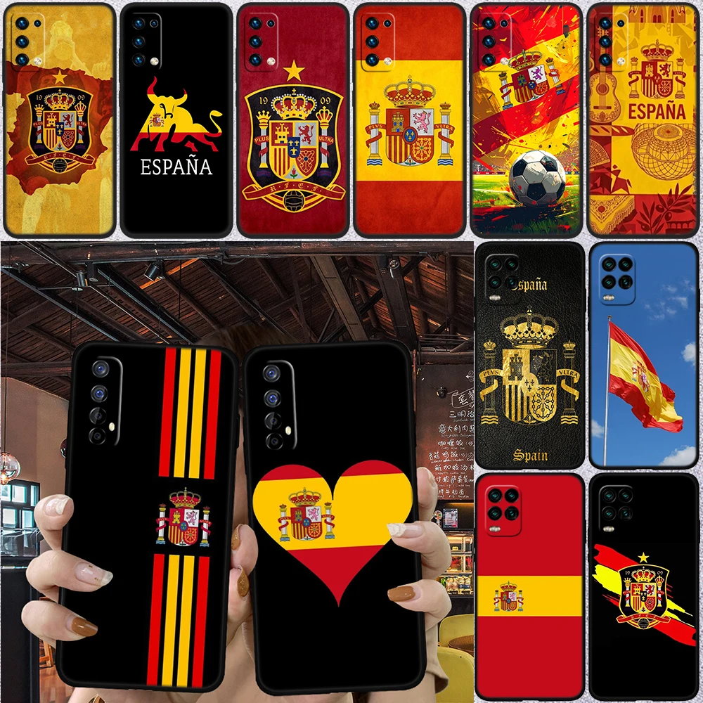 QA23 Spain Flag Phone Case for Samsung Galaxy S26 Ultra FE Pro A05 A05S A06 A16 A20 A27 S10 Plus S10e S10+