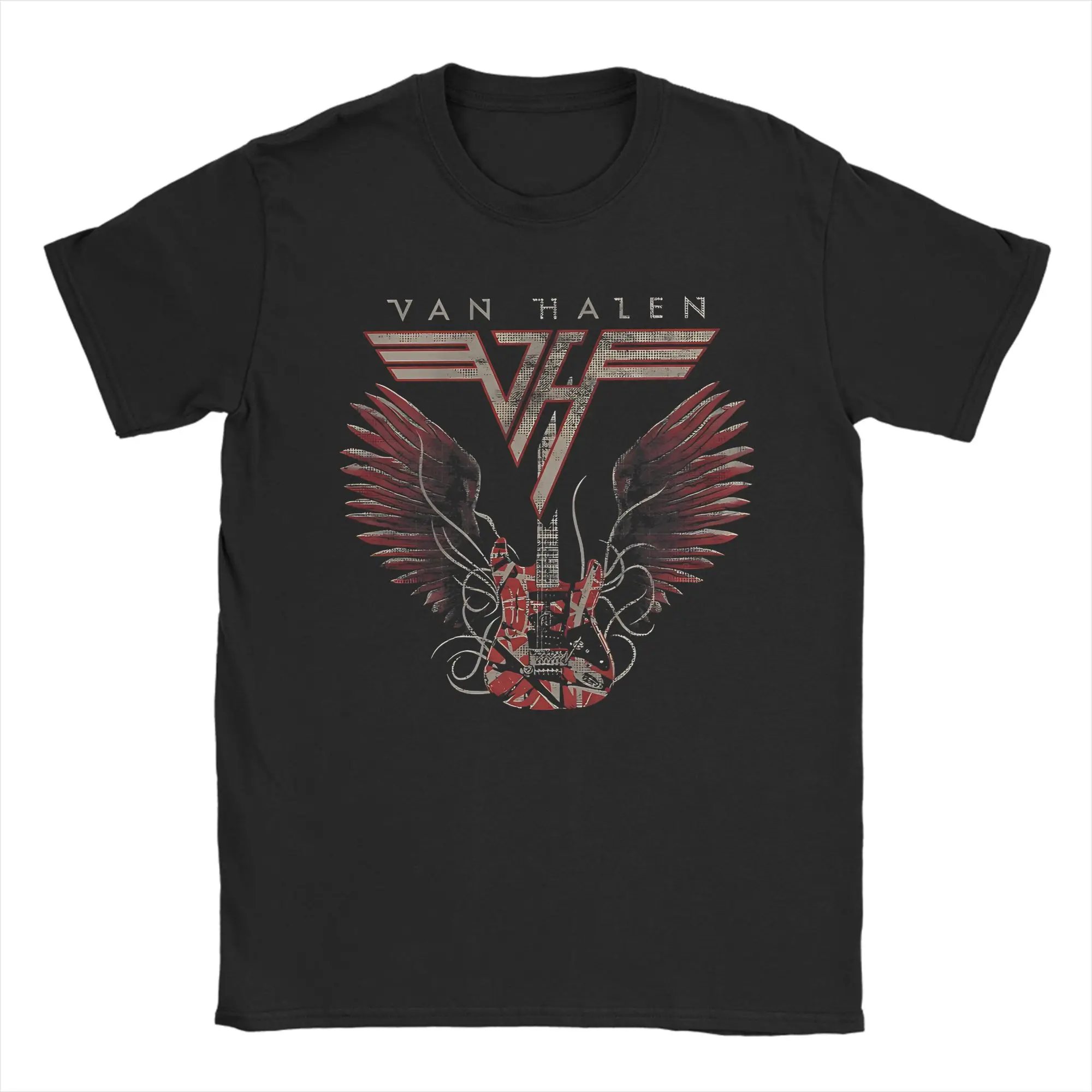 Men's T Shirt Van Halen Hard Rock Band T-Shirts Trending  Summer Tees Classic 100% Cotton Tops Gift Idea