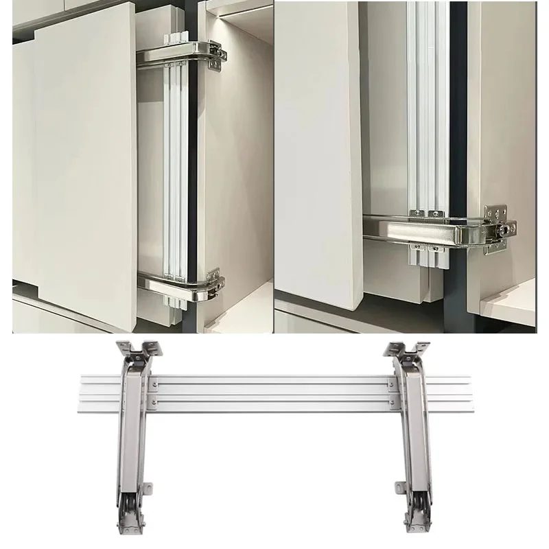 Heavy Duty Load Bearing Lateral Opening Door Hinge Space-Saving Parallel Opening Kitchen Bathroom Cabinet Sliding Hotels