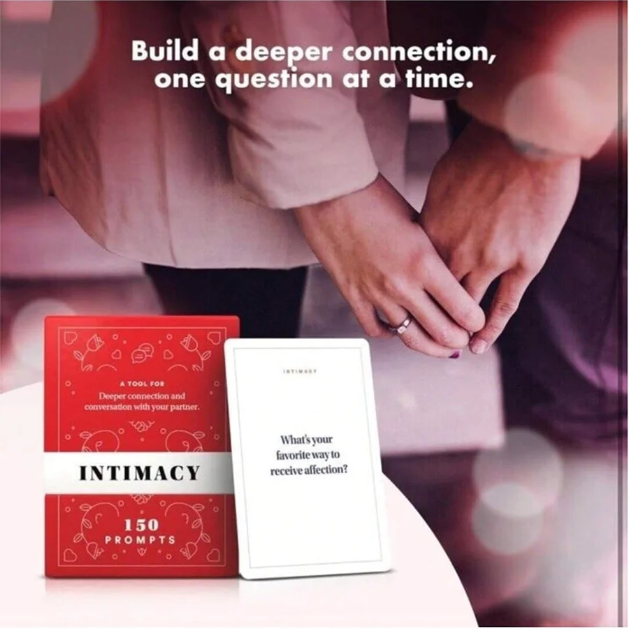 Intimacy Card Game:150 exciting couple conversation opening remarks to deepen your relationship, perfect for date nights