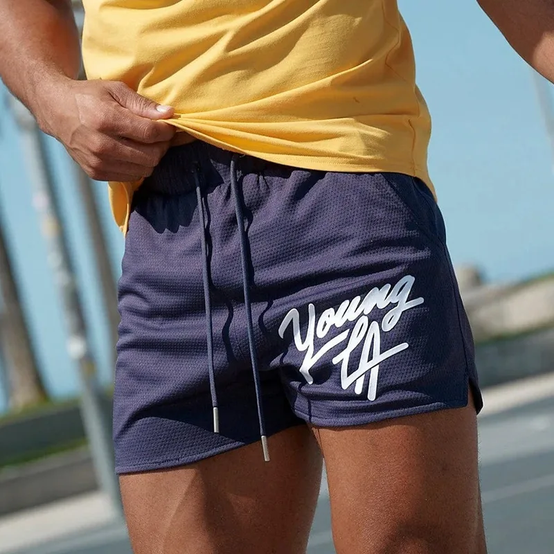 New Gym Sports Fitness Fashion shorts Men\'s Shorts Clothing Brand Jogger Outdoor Running Basketball Training Shorts Beach Pants