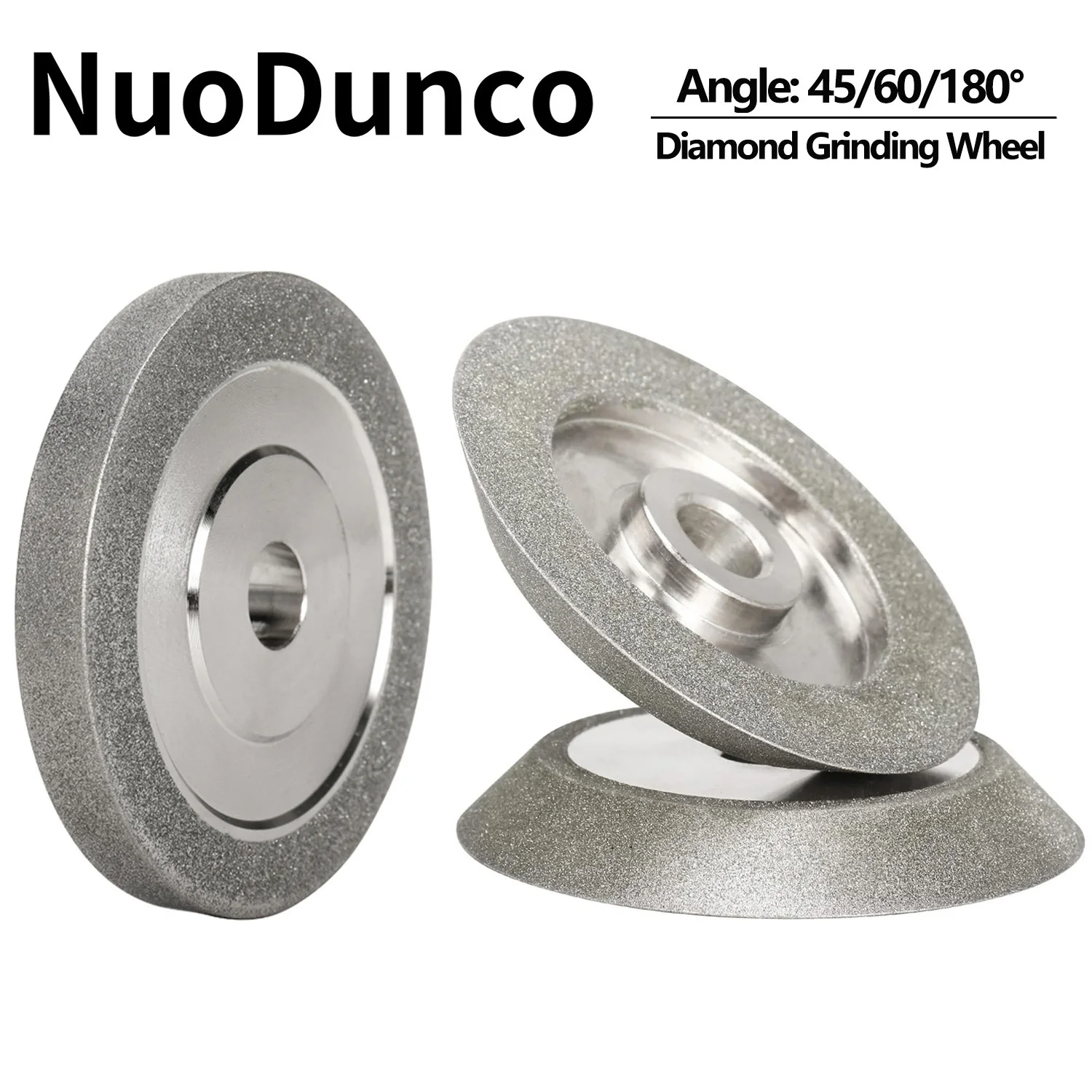 

78mm Diamond Grinding Wheel Angle 45/60/90° Electroplate Grinding Circle for Grinder Metal Tungsten Steel Milling Cutter
