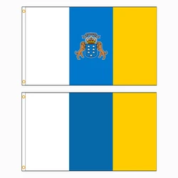 90x150cm The Canary Islands Flag Autonomous Regions of Spain Banner Decoration FLAGLAND
