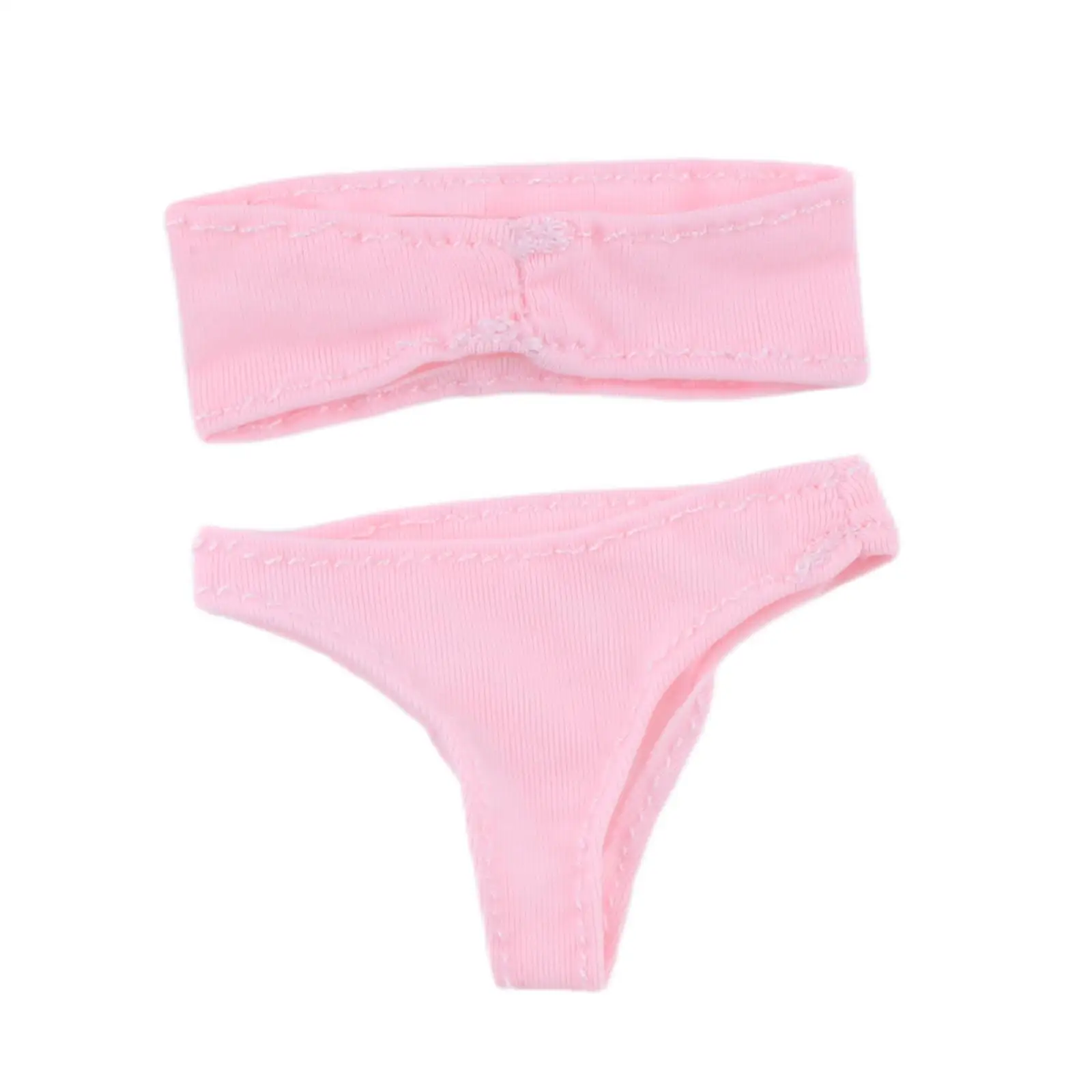 

1/6 женская кукла, одежда, нижнее белье, комплект с бюстгальтером для женской фигурки 12 дюймов, розовая