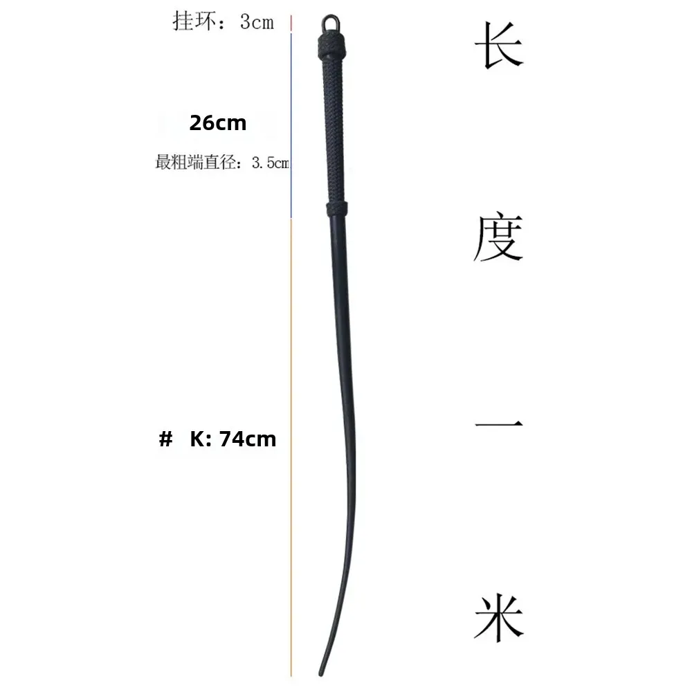 100 سنتيمتر المطاط الطبيعي الصلبة الحصان سوط الفروسية التدريب تأثيري ركوب الخيل سوط #6