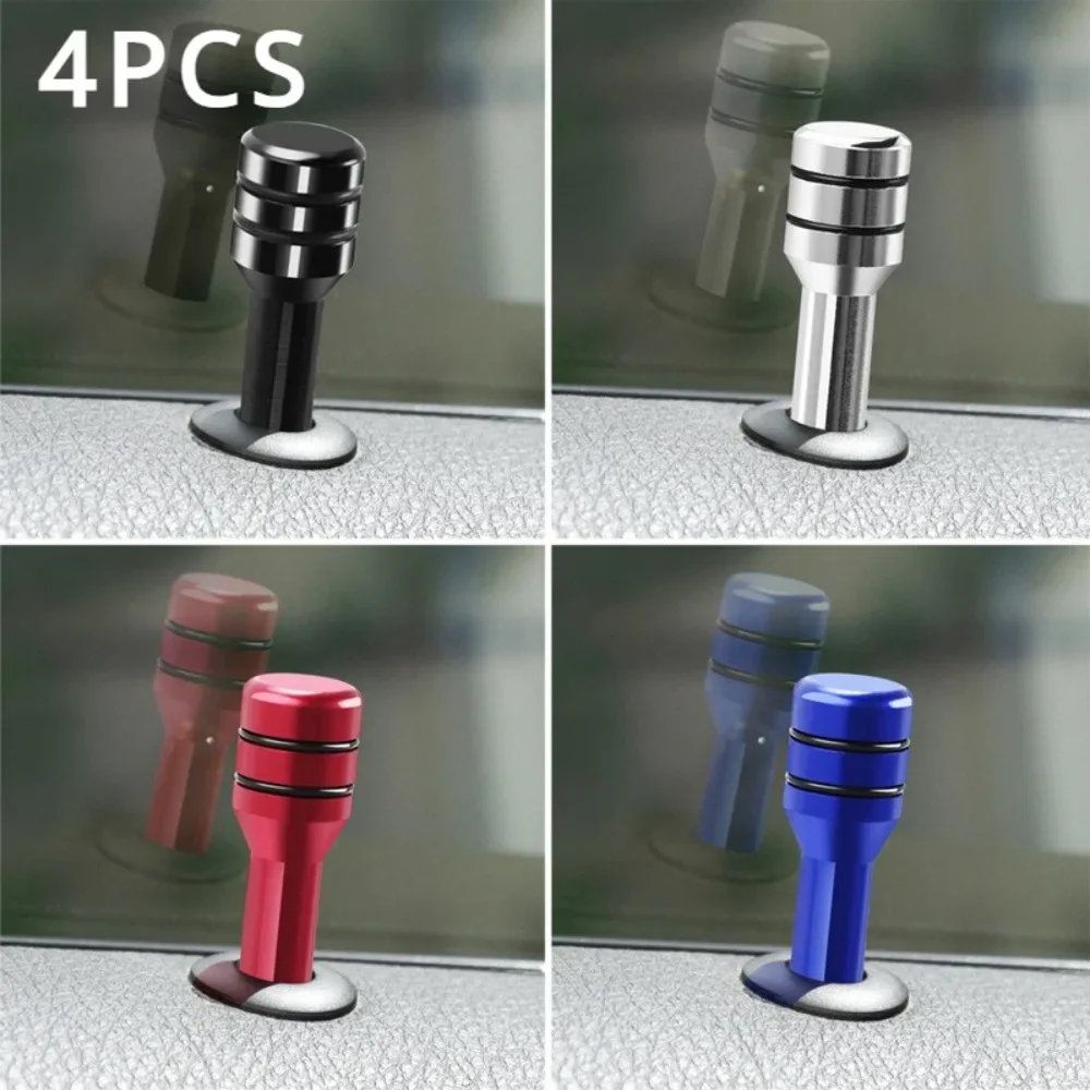 4Pcs Car door lock pin Door Lock Rod 49mm Knob Pull security Insurance Auto Universal Security Door Lock Picking Latch Pins