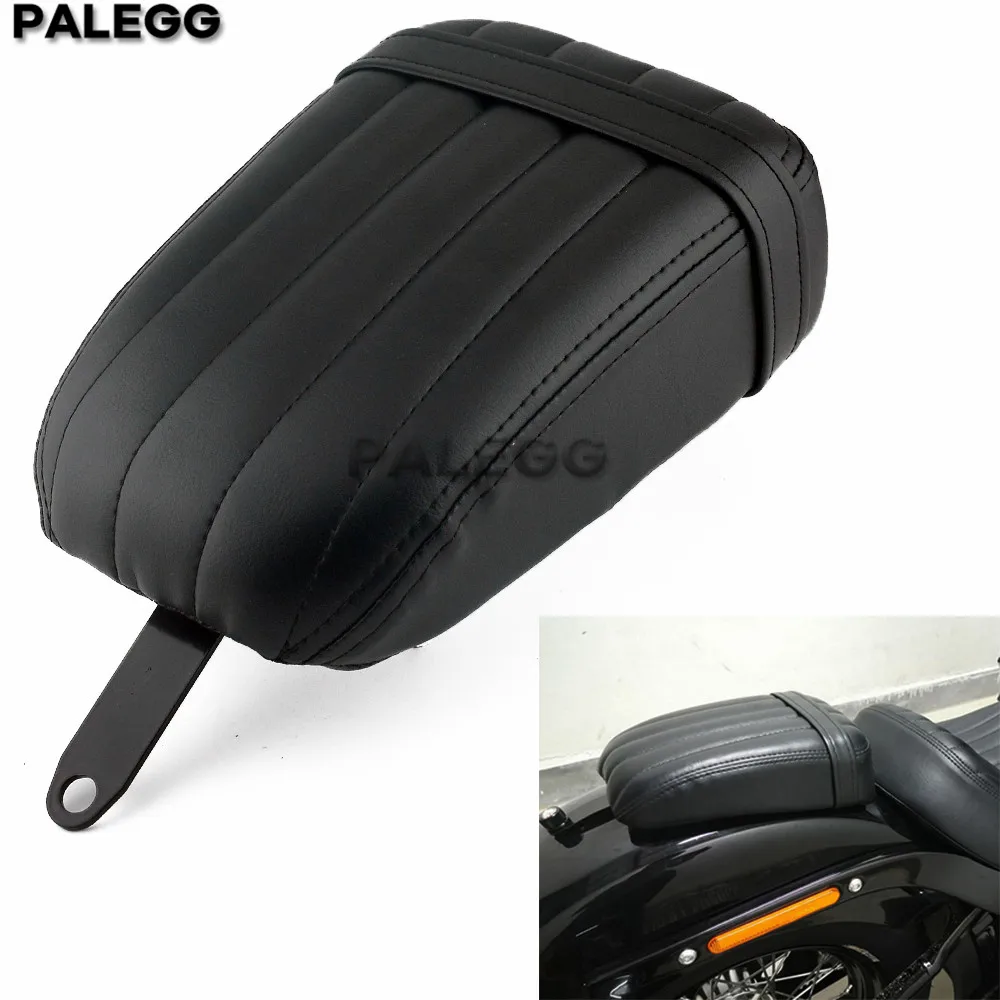 Rücksitzpolster aus PU-Leder, Sozius-Sitzkissen für Motorräder, Sattel für Harley Davidson Softail FXST Street Bob FXBB 2018-2024