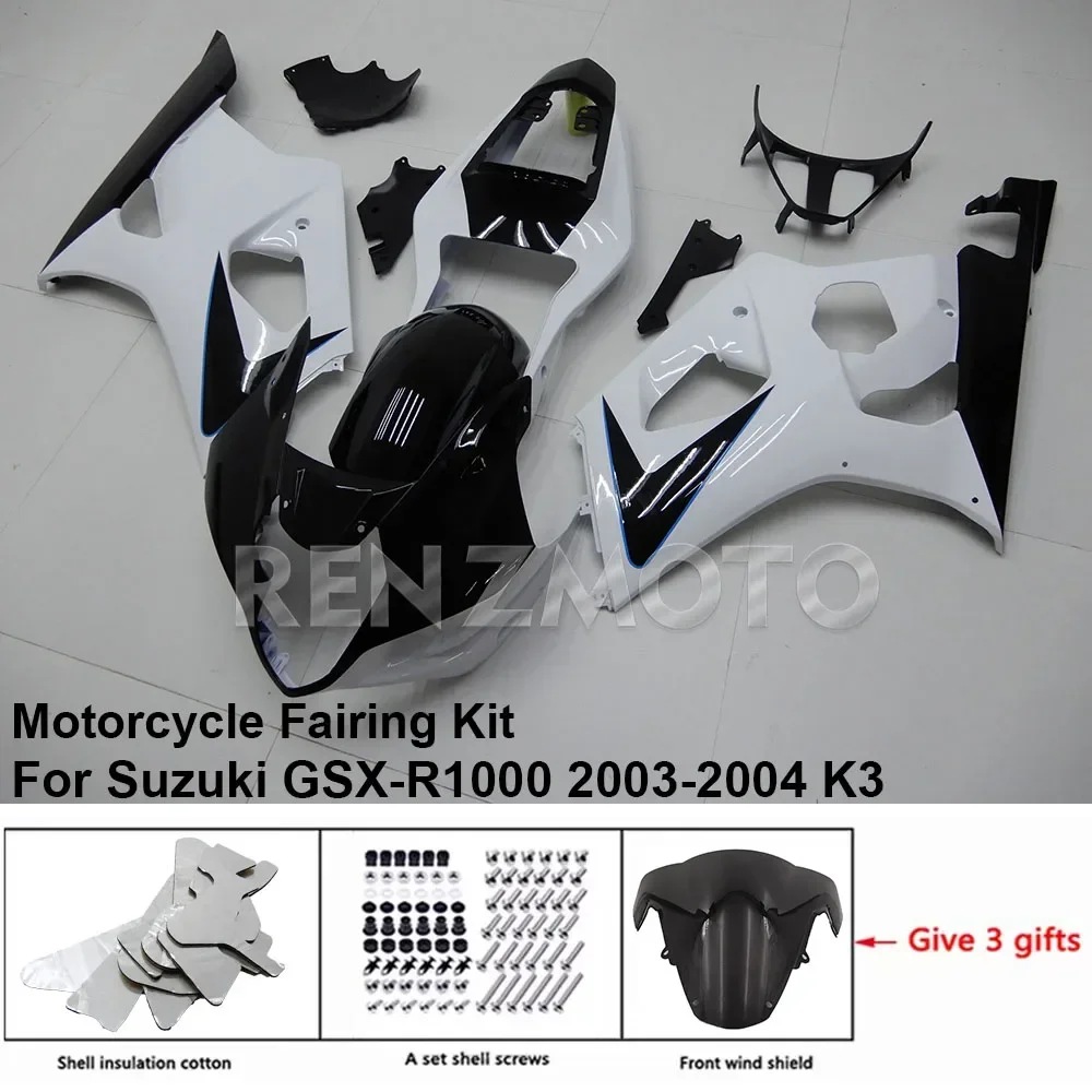 For Suzuki GSX-R1000 2003-2004 K3 Fairing Motorcycle Set Body Kit Decoration Plastic Guard Plate Accessories Shell S1003-127a