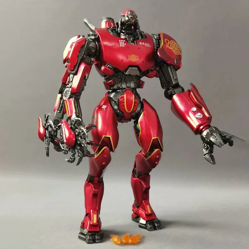 Figurka akcji Pacific Rim Mecha Model Crimson Typhoon Film Pacific Rim Figuras 18cm Kolekcja Ruchoma Figurka Model Prezent dla Dzieci