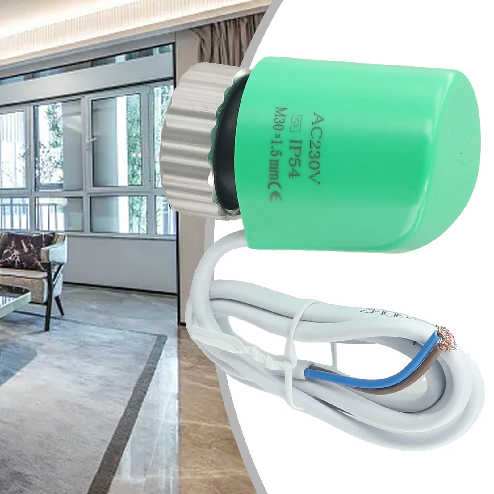 Energy Saving Solution with AC230V Electric Thermal Actuator for Floor Heating Radiator Valve  Stable Performance