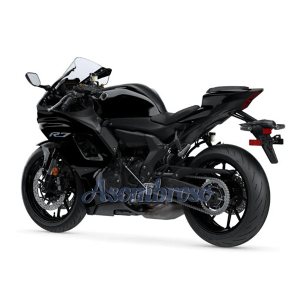 Kit de carénage complet adapté pour YZF R7 2022 2023 2024 YZF-R7 22 23 24 Sportbike tout noir kits de changement de corps