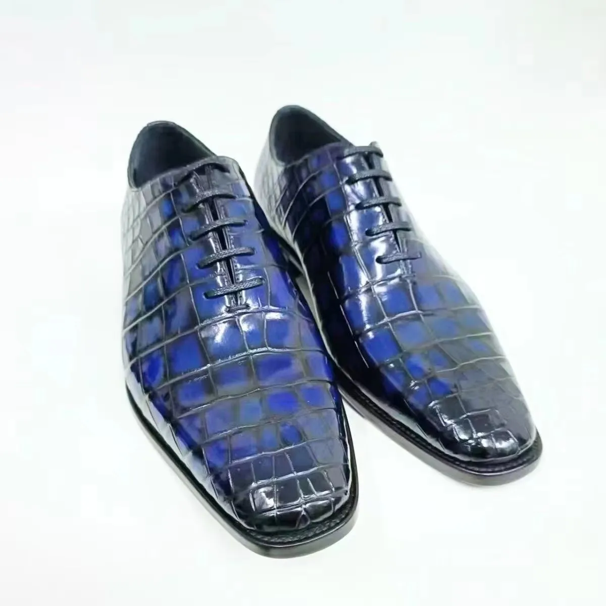 yingshang new men dress shoes men formal shoes crocodile shoes male wedding business office shoes