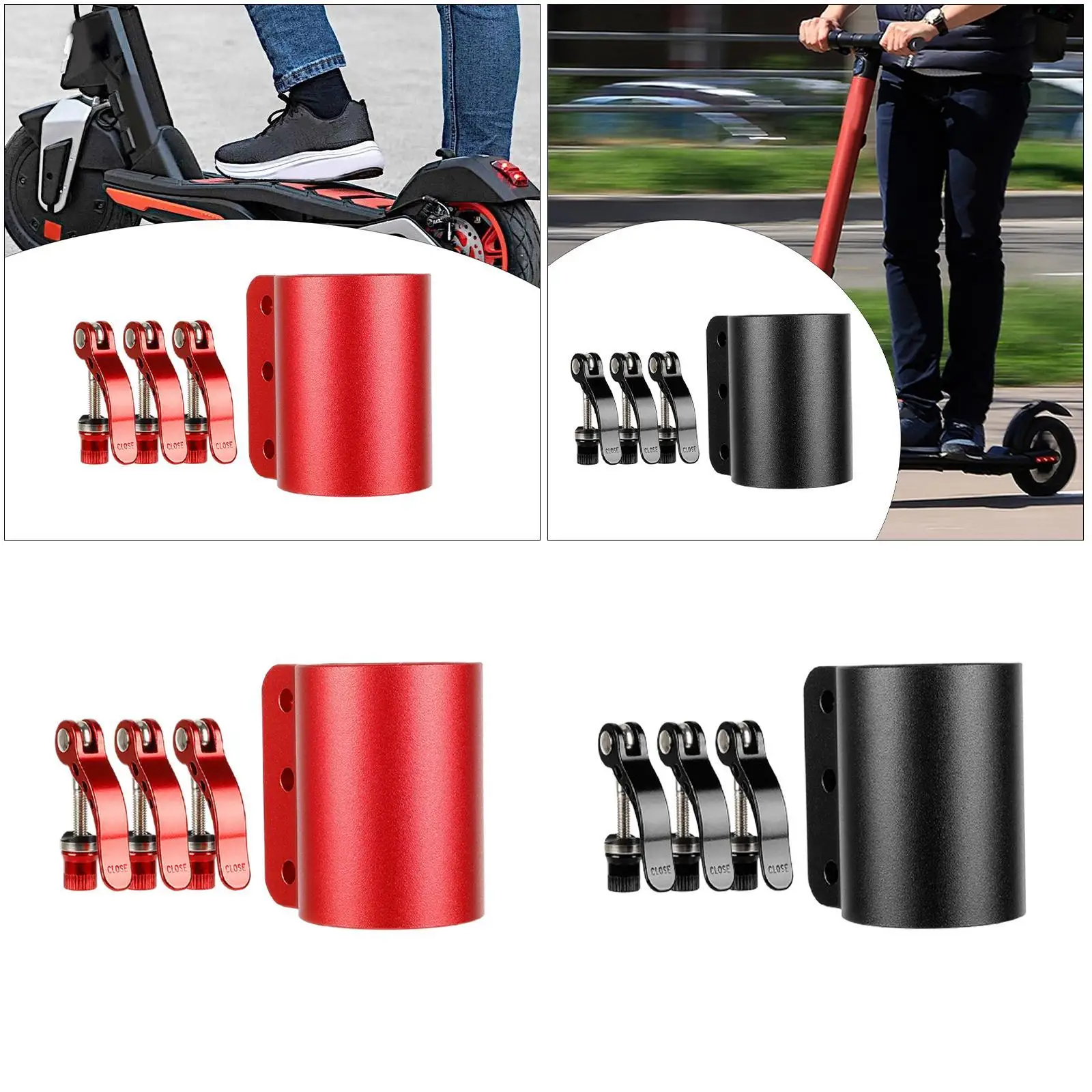 

Electric Scooter Folding Clip Spare Parts Fixation Pole Stabilizer Fixings Tools Tools for Repairing Cycling Men Outdoor Adults