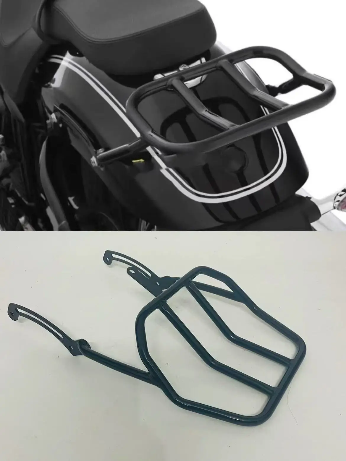 Motorcycle Shelves Luggage Rack Stainless Steel Rear Luggage Carrier Sissy Bar For BMW R18 R18B R18+  Classis R 18 Accessories