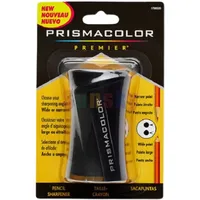 Prismacolor Premier Pencil Sharpener Black 1786520,Double Hole, manual pencil sharpener