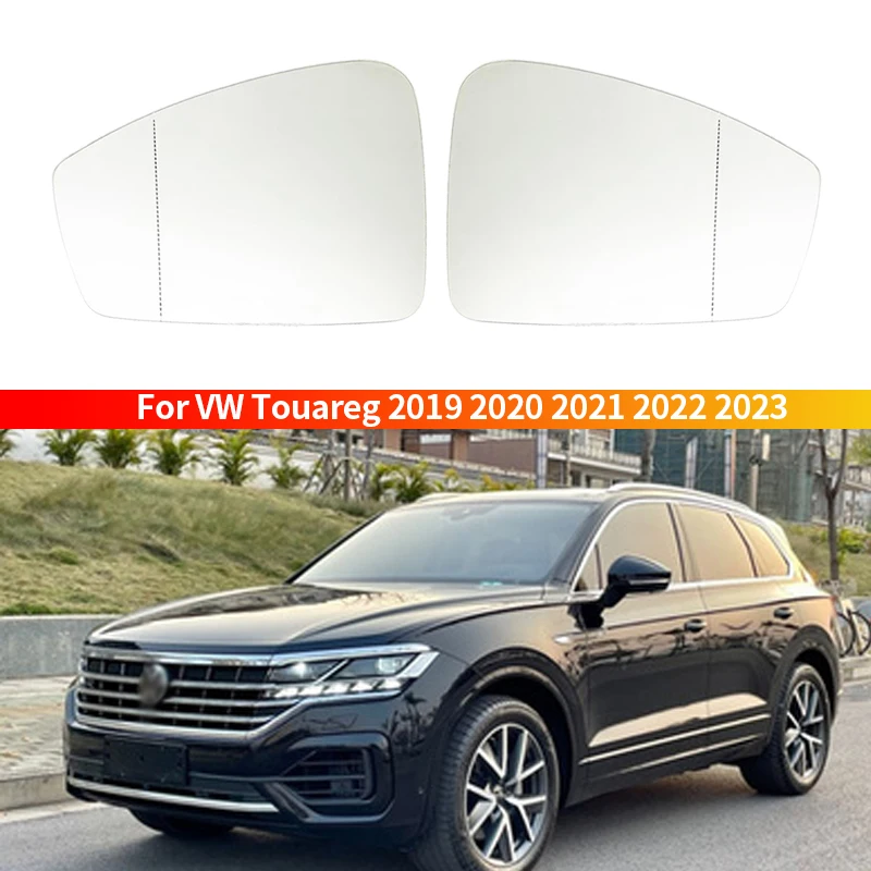 

For VW Touareg 2019 2020 2021 2022 2023 761857521A 761857522A Auto Left Right Heated Wing Rear Mirror Glass