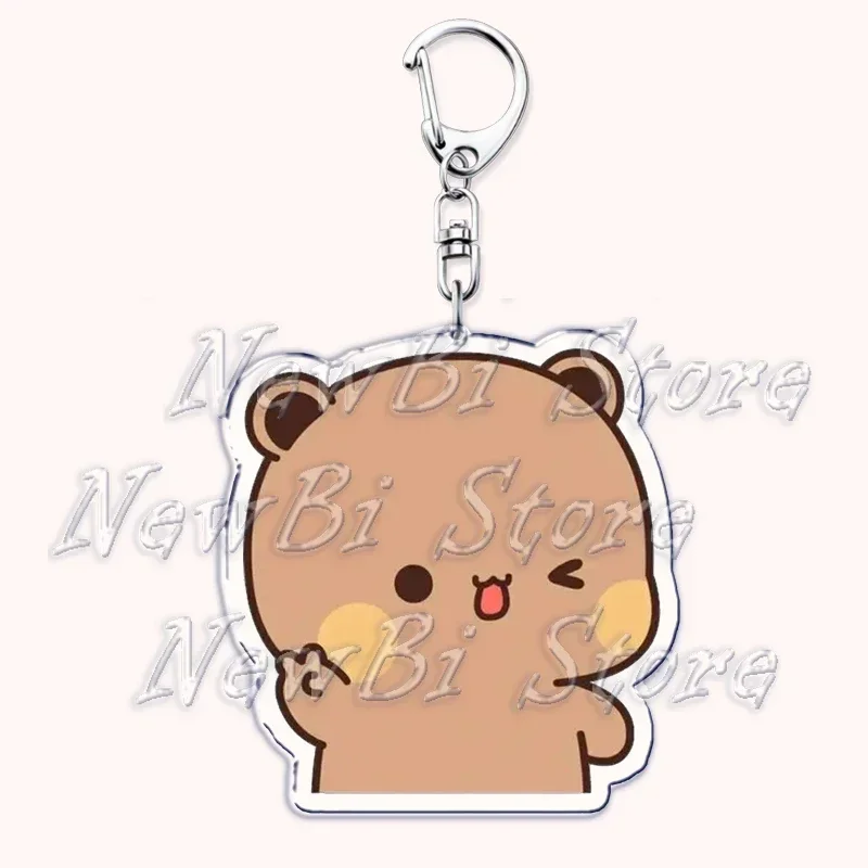 Super Cute Bubu Dudu Bear Keychain, Couple Gift