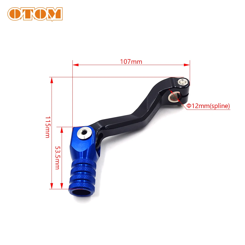 OTOM Motorcycle Folding CNC Aluminum Gear Shift Lever For KAYO K1 T2 T4 250MX BOSUER BSE GUIZUN S3 S6 M2 M3 M6 M8 CQR Dirt Bikes