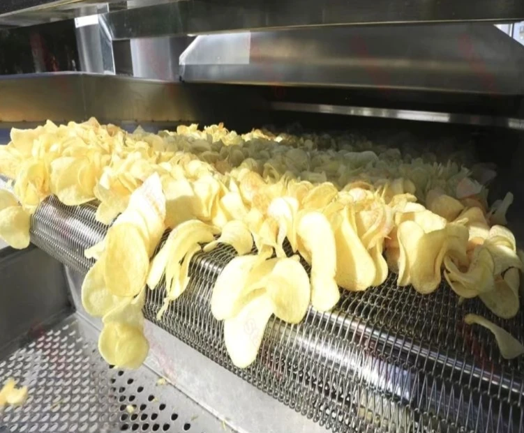 FOODLINE Full Automatic Fresh Potato Chips Production Line With Peeling Conveyor For Continuous Snack Manufacturing