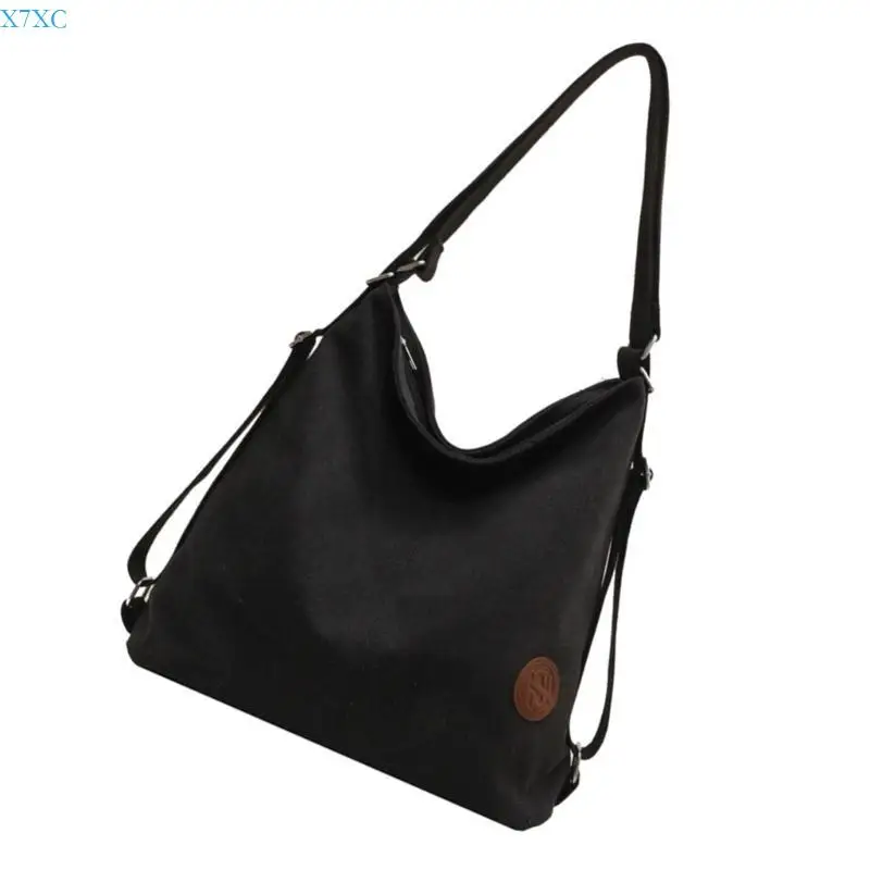 

X7XC Women's Canvas Handbag,Crossbody Bag,Casual Multifunctional Shoulder Bag, Large for Work/ School/ Shopper,Casual,Daily