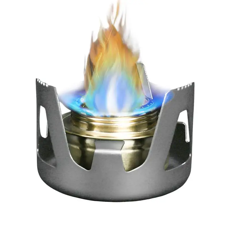 

Мини-спиртовая плита, портативная спиртовая горелка с подставкой, сумка для хранения, компактный маленький обогреватель для кемпинга, выживания, туризма, туризма