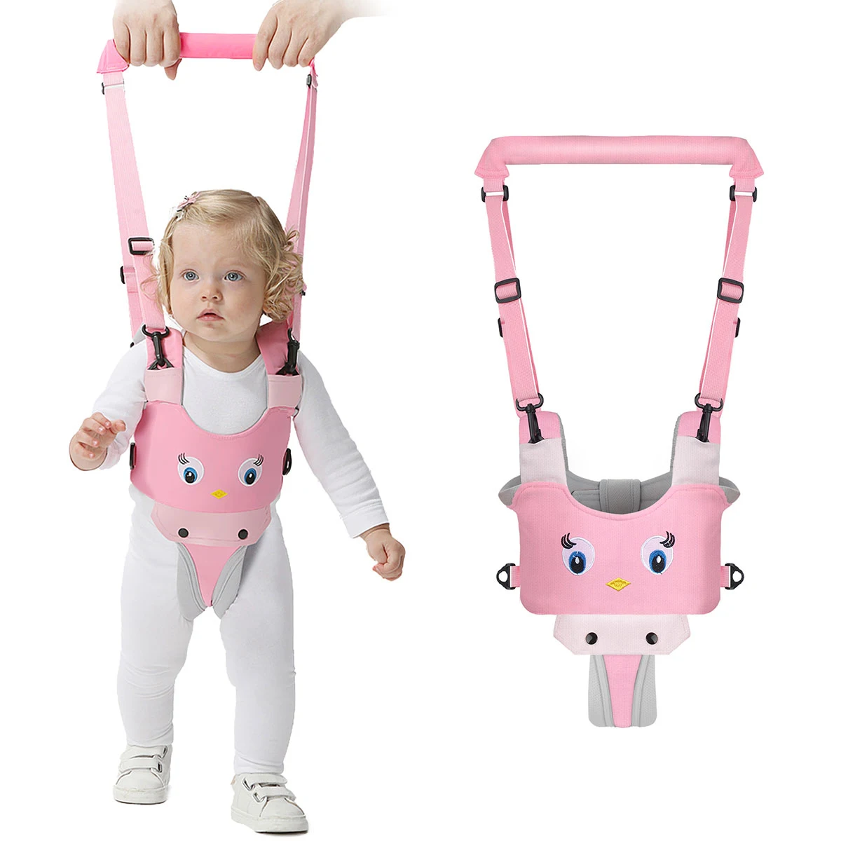 Baby Walking Harness - Handheld Kids Walker Helper - Toddler Infant Walker Harness Assistant Belt - Child Baby Walk Learning Hel