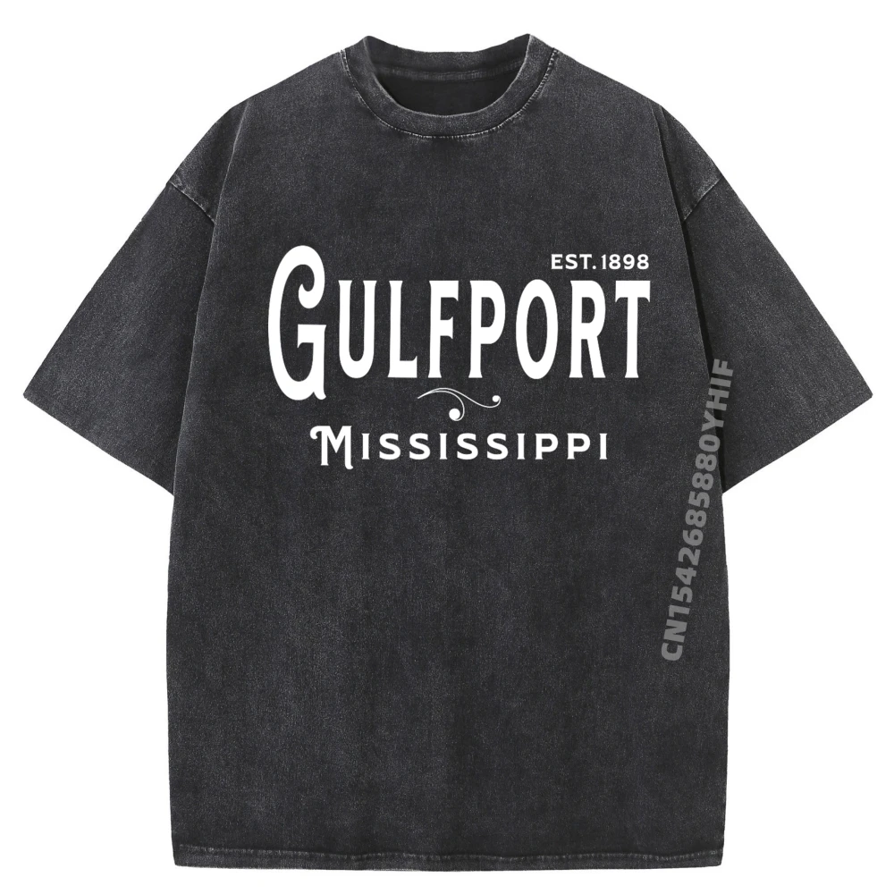 

White Text Ms Souvenir Visit T-shirts For Men Graphic Tees Mens Streetwear Washed Tee-Shirt Gift Idea