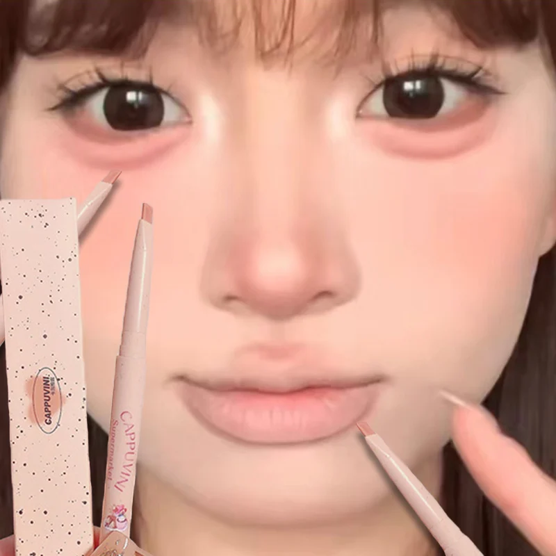 Matowa kredka do ust, długotrwała, nieprzywierająca, wodoodporna, gładka, miękka, aksamitna kredka do ust, kosmetyki do makijażu, 5 kolorów