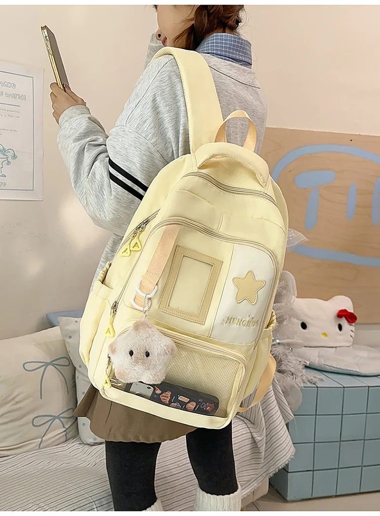 Kawaii Starry Preppy Harajuku Ita Backpack