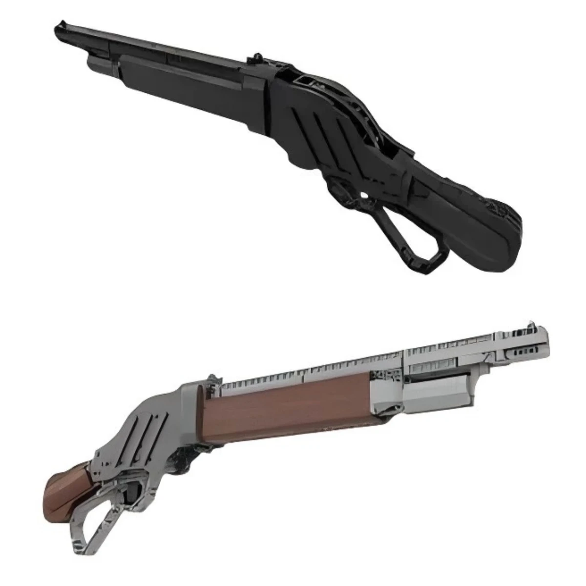 MOC Creative Desktop High Difficulty Gun Submachine Pistol Building Block Model Adult Puzzle Assembly Toy Birthday Gift Ornament