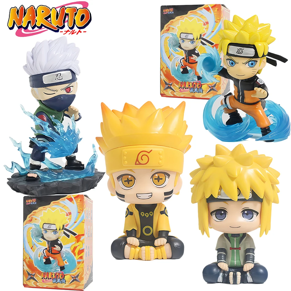 Hochwertige 11cm Naruto Anime-Figur Uzumaki Naruto Kakashi Uchiha Sasuke Itachi Niedliche Spielzeuge Q Figuren Actionfigur Modell