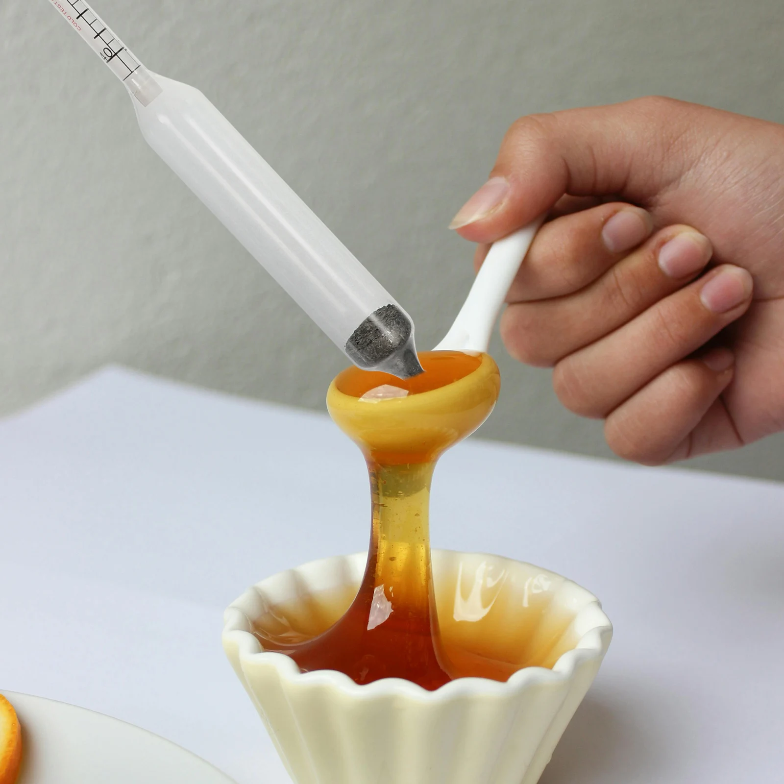 

Maple Syrup Hydrometer Glass Practical Kitchen Syrup Tester Sugar Content Measuring Tool Scale Home Hydrometer