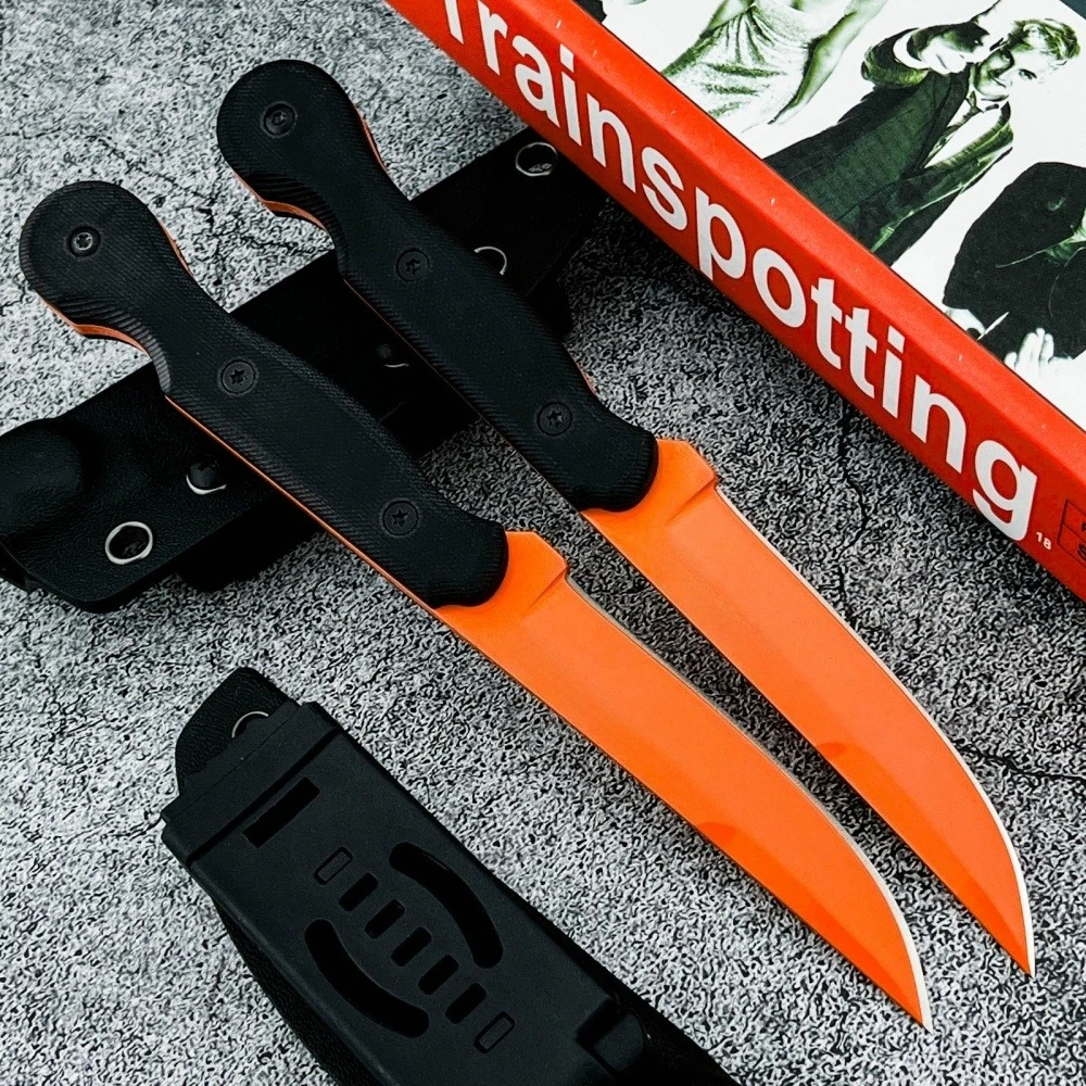 

Легкий нож с фиксированным клинком для повседневного ношения с ножнами K, для приключений на природе, рыбалки, легкий универсальный, мужской подарок