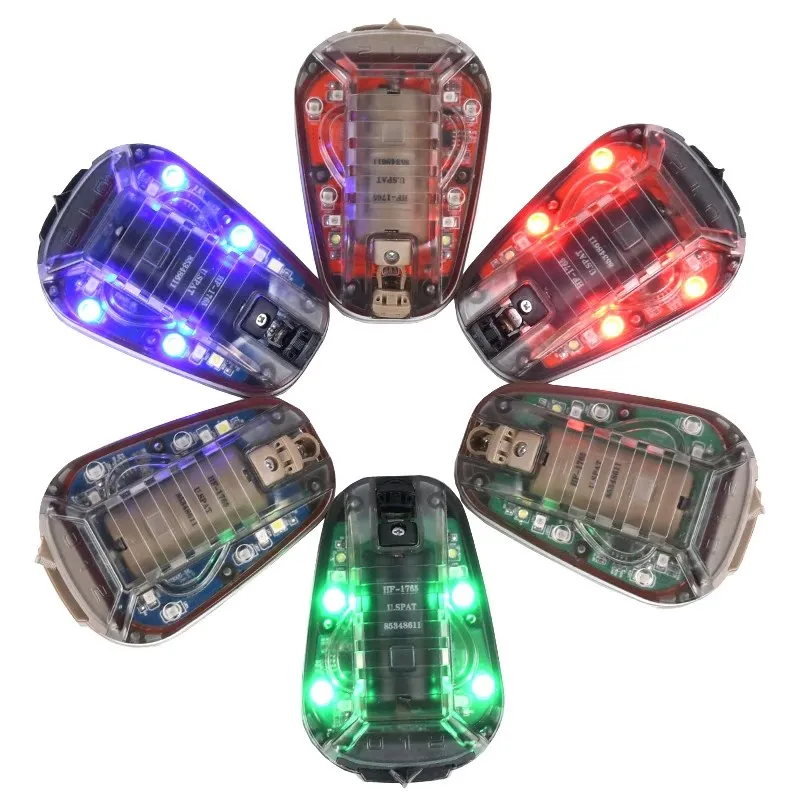 WADSN Waterproof Ladybird Lamp Tactical FAST Helmet Light Red Green IR Strobe Light Outdoor Hunting Safety Survival Beacon Lamp