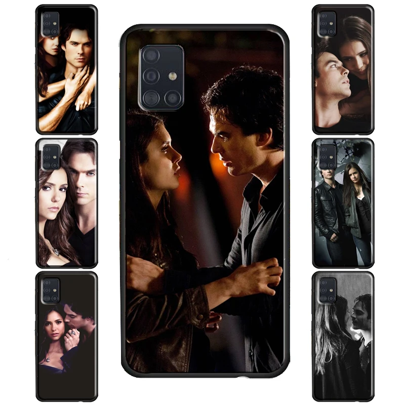 Damon Elena The Vampire Diaries Case For Samsung Galaxy S20 FE S22 S21 Ultra S8 S9 S10 Note 10 Plus S10e Note 20 Ultra