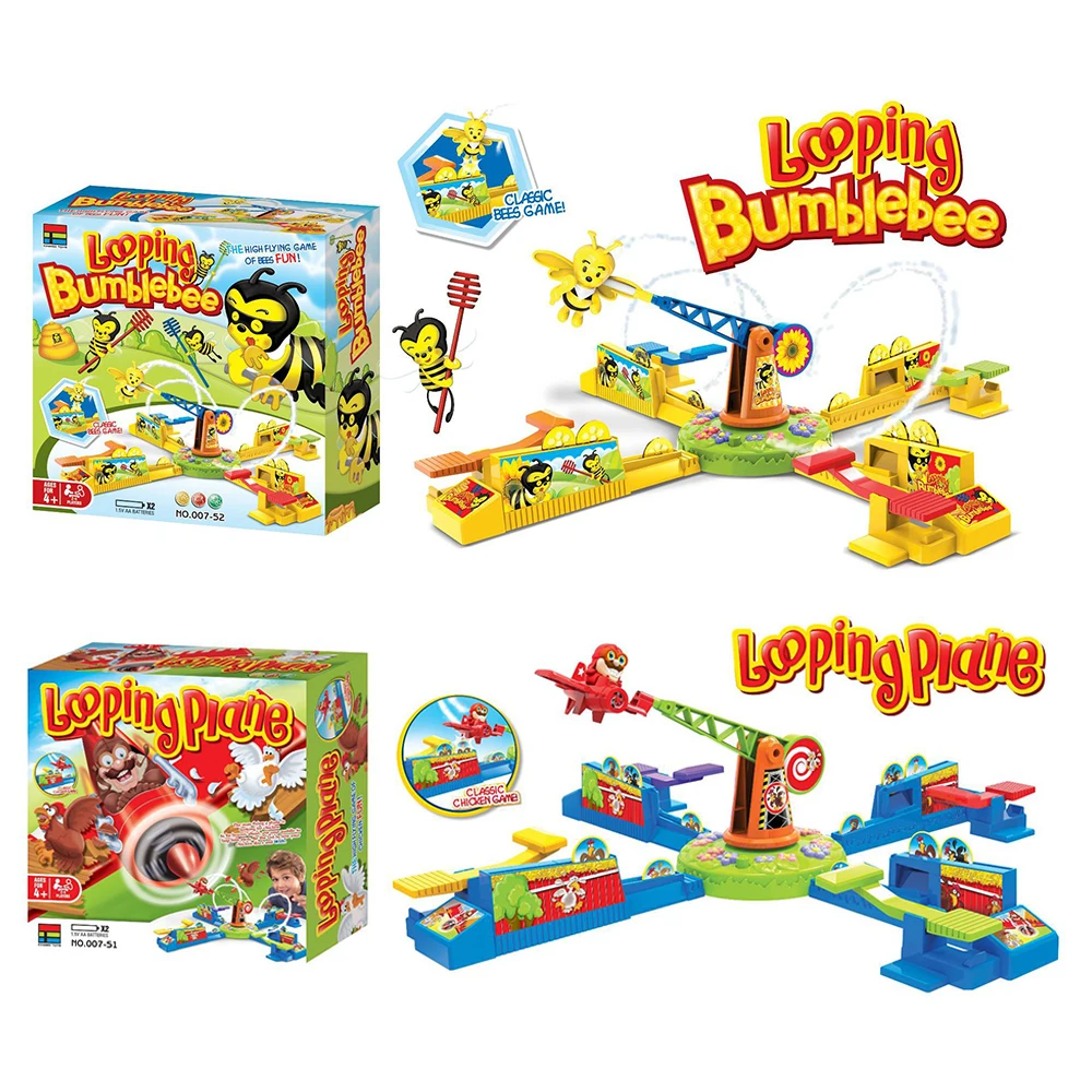 Looping Louie Spinning Plane Chicken Stealing Game Parent Child Interaction Battle Puzzle Board Game Party Children\'s Toys