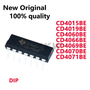 10/PCS New CD4015BE CD4015 CD4019BE CD4019 CD4060BE CD4060 CD4066BE CD4066 CD4069BE CD4069 CD4070BE CD4070 CD4071BE CD4071 DIP 6 meilleures ventes CD4069 - No 4