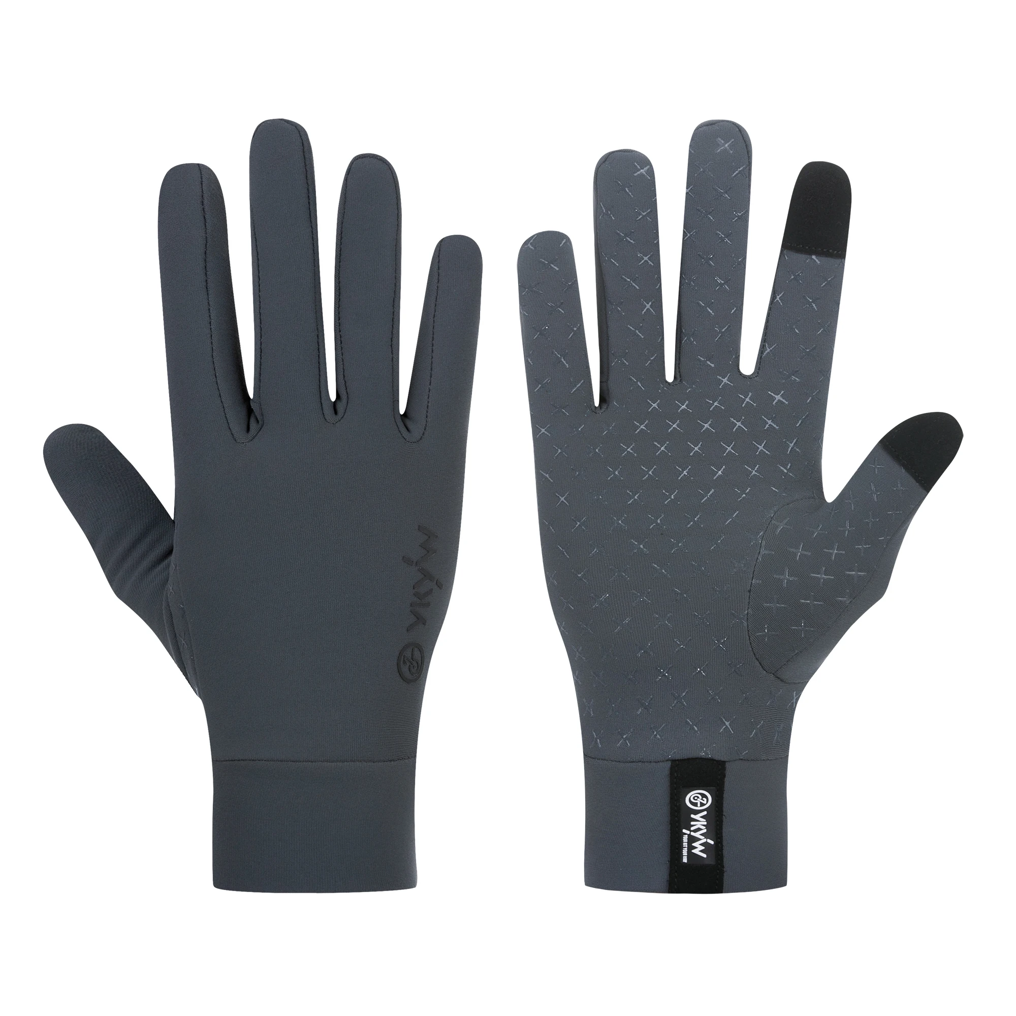 YKYWBIKE Fahrradhandschuhe Vollfinger Wasserdicht Herbst Winter Warm Touchscreen AntiSlip Skifahren Armee Radfahren Snowboard Handschuhe – Detail 20
