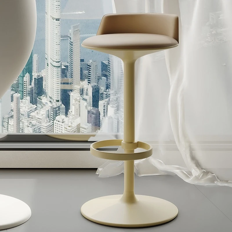 Counter Bar Chair Modern Design Comfortable Swivel Backrest Bar Chair Metal Island Ergonomic Taburete Alto Balcony Furniture
